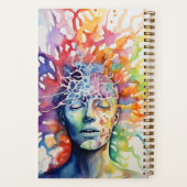 Aura Individuelle Name Notizblock (Rückseite)