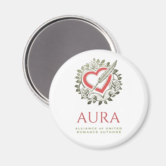 AURA Magnet rot und grün (Vorderseite/Rückseite)