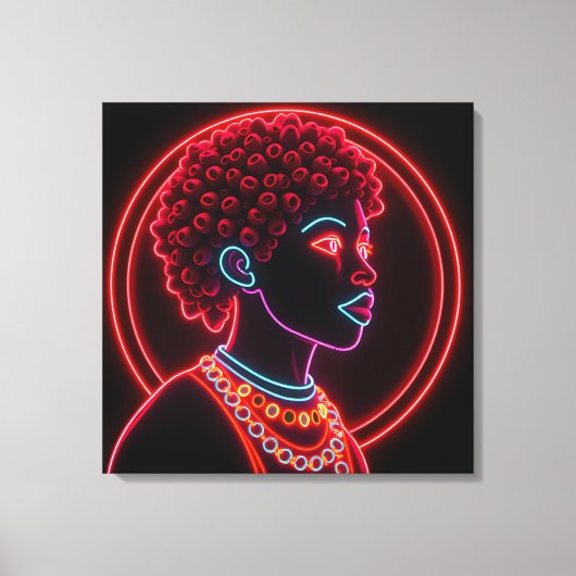 Aura Portrait Leinwanddruck (Vorderseite)