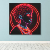 Aura Portrait Leinwanddruck (Insitu (Holzboden))