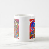 Aura-Reinigungs-Kreise - Reiki Meditations-Mandala Kaffeetasse (Mittel)