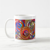 Aura-Reinigungs-Kreise - Reiki Meditations-Mandala Kaffeetasse (Links)