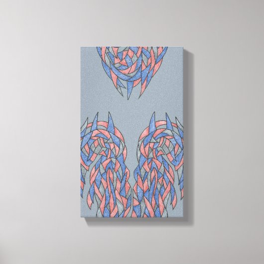 Aura Shift – Soft Gradient Abstract Canvas Leinwanddruck (Vorderseite)