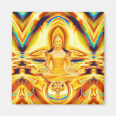 Aura, Stärke und Meditation_ Magnet (Vorne)