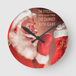 AURA Stockings.jpg Runde Wanduhr