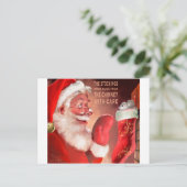 AURA Strumpfs.jpg Postkarte (Stehend Vorderseite)