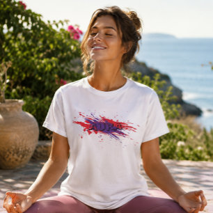 AURA T-Shirt Modernes Gradient-Vibe T-Shirt