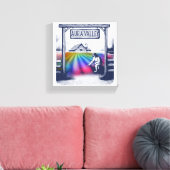 Aura Valley Farm Leinwanddruck (Insitu (Wohnzimmer))