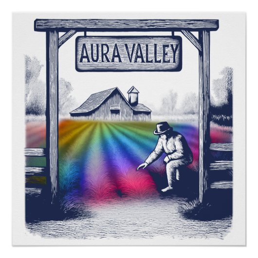 Aura Valley Farm Poster (Vorderseite)