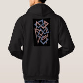 Aura Wave Flow Abstract Hoodie (Rückseite)