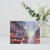 Auracore Fantasy Cityscape Postkarte (Stehend Vorderseite)
