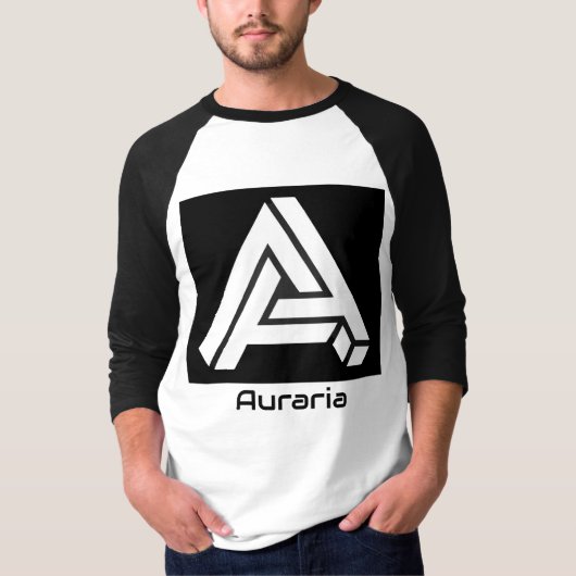 Auraria Herren Baseball T-Shirt (Vorderseite)