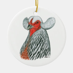 Auraucana_Head Keramik Ornament