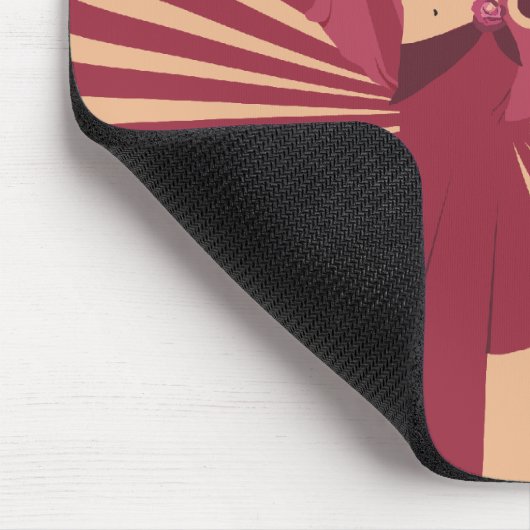 Aurdrey Liebe ist mein Habibi Mousepad (Ecke)