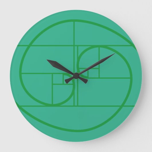 AUREA MATEMATICA ARTISTICA BY MASANSER PIXELAT GROßE WANDUHR (Vorderseite)