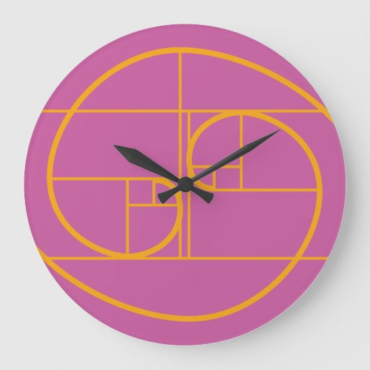 AUREA MATEMATICA ARTISTICA BY MASANSER PIXELAT GROßE WANDUHR (Vorderseite)