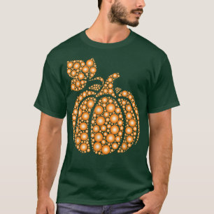 Aureate Herbst Polka Dot Pumpkin Internationa T-Shirt