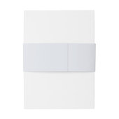 AURELIA Chinoiserie Etwas Blaues Brautparty Einladungsbanderole (Rückseitenbeispiel)