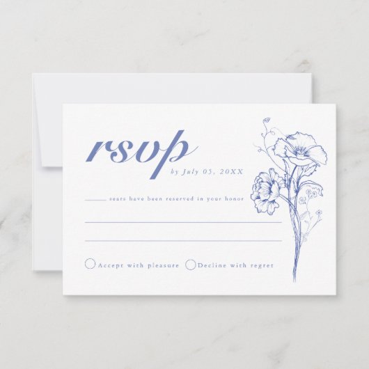 AURELIA Chinoiserie Französische Viktorianische RS Einladung (Vorderseite)