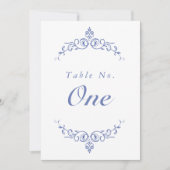 AURELIA Chinoiserie Viktorianische Tischnummer Kar (Vorderseite)