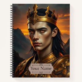 Aurelius die Solare Flamme Personalisiertes Fantas Notizblock