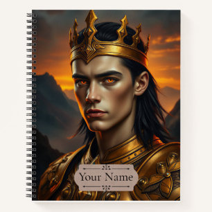 Aurelius die Solare Flamme Personalisiertes Fantas Notizblock