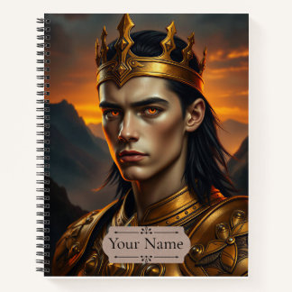 Aurelius die Solare Flamme Personalisiertes Fantas Notizblock