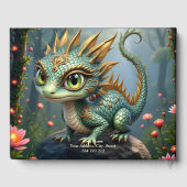 Auren – Kleiner Smaragd-Walddrache Gästebuch (Rückseite)