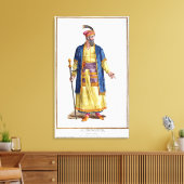 Aurengzeb, Großer Khan der Mongol Hordes von Re Leinwanddruck (Insitu (Wohnzimmer))