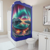 Aureola Borealis in Alaska Duschvorhang (Beispiel)