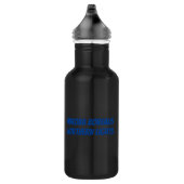 Aureola Borealis in Alaska Edelstahlflasche (Rechts)