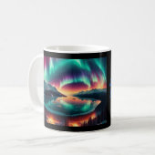 Aureola Borealis in Alaska Kaffeetasse (Vorderseite Links)