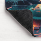 Aureola Borealis in Alaska Mousepad (Ecke)