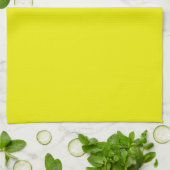 Aureolin (einfarbig) geschirrtuch (Gefaltet)