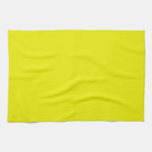 Aureolin (einfarbig) geschirrtuch (Horizontal)