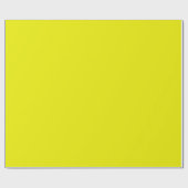 Aureolin (Vollfarbe) Geschenkpapier (Flach)