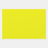 Aureolin (Vollfarbe) Geschenkpapier Set (Vorderseite)