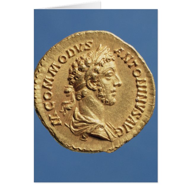 Aureus-Büste des Commodus (Vorne)