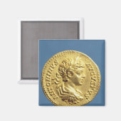 Aureus mit Kopf Carcalla Trauben Magnet (Vorderseite/Rückseite)