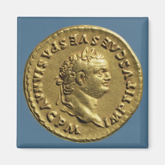 Aureus Nero mit einem Lorbeerkranz Magnet (Vorne)