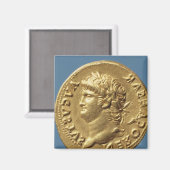 Aureus Nero mit einem Lorbeerkranz Magnet (Vorderseite/Rückseite)
