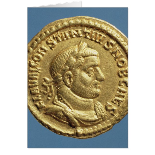 Aureus von Constantius I Caesar Augustus (Vorne)