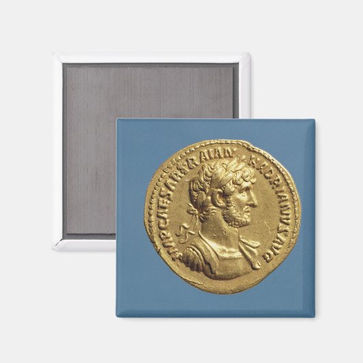Aureus von Hadrian Magnet (Vorderseite/Rückseite)
