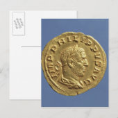 Aureus von Philip der Araber Postkarte (Vorne/Hinten)