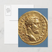Aureus von Septimius Severus Postkarte (Vorne/Hinten)
