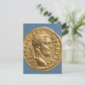Aureus von Septimius Severus Postkarte (Stehend Vorderseite)