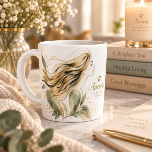 Aurevia Grace Collection Elegante Frau Milchtasse