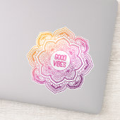 Auri Mandala Custom-Cut Vinyl Sticker