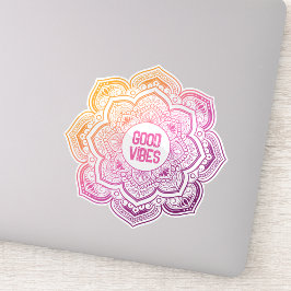 Auri Mandala Custom-Cut Vinyl Sticker