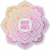 Auri Mandala Custom-Cut Vinyl Sticker (Vorderseite)